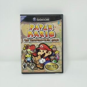 Nintendo GameCube Paper Mario The Thousand Year Door CIB Manual and Inserts